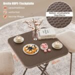 Sulankstomas lauko stalas su HDPE stalviršiu (Ruda)