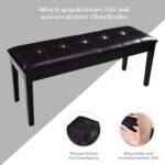 Daugiafunkcis medinis suolas su minkšta sėdyne (Ruda)