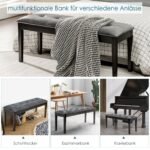 Stilingas medinis valgomojo suoliukas su minkšta sėdimąja dalimi (Pilka)