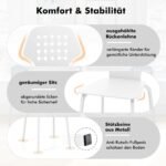 Modernus virtuvės kėdžių komplektas (4 vnt.) su ažūriniu atlošu (Balta)