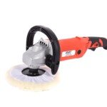 Profesionali poliravimo mašina 1500W su reguliuojamu greičiu (Raudona)