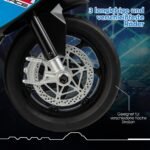 Elektrinis vaikiškas motociklas su muzika (Mėlyna)