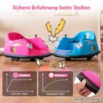 Elektrinis paspirtukas vaikams su distanciniu pulteliu ir LED apšvietimu (Rožinė)