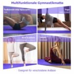 Profesionalus sulankstomas gimnastikos čiužinys (Violetinė)