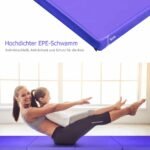 Profesionalus sulankstomas gimnastikos čiužinys (Violetinė)
