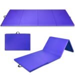 Profesionalus sulankstomas gimnastikos čiužinys (Violetinė)