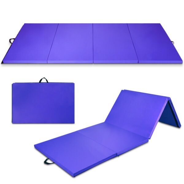 Profesionalus sulankstomas gimnastikos čiužinys (Violetinė)