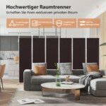 6 skydelių erdvės daliklis 300 cm ilgio (Ruda)