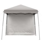 Tiesus sodo paviljonas su nuimama sienelėmis 3x3m pilkas (Pilka)