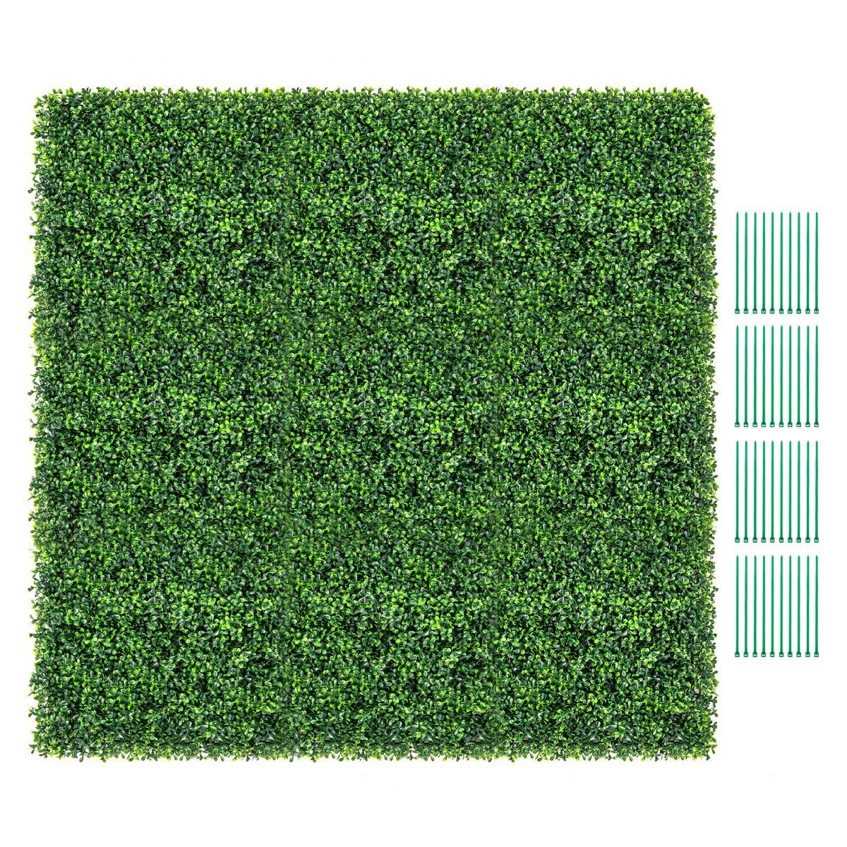 fassadenverkleidung-heckenpaneele-11348_7_ Dirbtinės bukmedžio gyvatvorių sienelės panelės 12 vnt. 50x50 cm (Žalia)