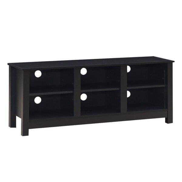 TV staliukas su 2 lentynomis iki 60 colių televizoriams (Ruda)