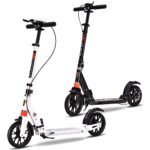 Reguliuojamo aukščio sulankstomas 2 ratų paspirtukas (Juoda)