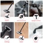 Galingas 2000W garų valytuvas (Raudona)