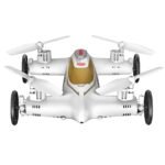 Syma X9 RC Kvadracopteris su 2in1 Skraidymo ir Važiavimo Funkcija (Balta)