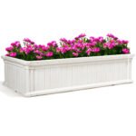 Didelė lauko lysvė daržui ir terasei 122 cm (Balta)