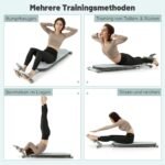 Reguliuojamas sulankstomas treniruočių suoliukas su telefono laikikliu (Mėlyna)