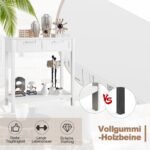 Konsolinis staliukas su stalčiais (Balta)