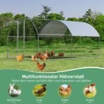 Erdvus metalinis aptvaras su kupoliniu stogu (Sidabrinė)