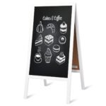 Dvipusė A formos kreidinė lenta (Balta)