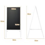 Dvipusė A formos kreidinė lenta (Balta)