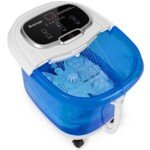 Elektrinis pėdų masažuoklis su voleliais ir šildymo funkcija (Mėlyna)