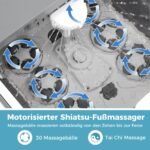 Sulankstoma pėdų vonelė su masažu ir šildymu (Pilka)