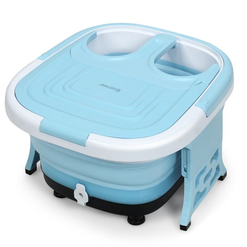 Sulankstomas elektrinis pėdų masažuoklis su nuotolinio valdymo pulteliu (Mėlyna)