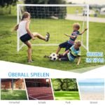 Futbolo vartai vaikams ir paaugliams 180 x 120 cm (Balta)