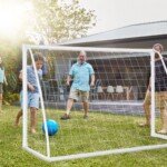 Futbolo vartai vaikams ir paaugliams 180 x 120 cm (Balta)