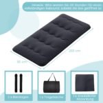 Futon čiužinys su skalbiamu užvalkalu (Juoda)