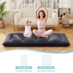 Futon čiužinys su skalbiamu užvalkalu (Juoda)