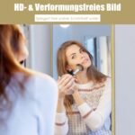 Pilno ilgio pakabinamas veidrodis 120x37 cm (Auksinė)