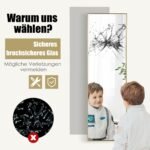 Pilno ilgio pakabinamas veidrodis 120x37 cm (Auksinė)