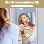 Pilno kūno veidrodis su reguliuojamais kabliukais (Sidabrinė)