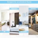 Sieninis arba durų veidrodis pilno ilgio (Balta)