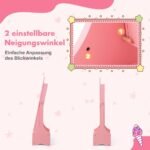 Kompaktiška 2-in-1 papuošalų spintelė su pilno dydžio veidrodžiu (Rožinė)