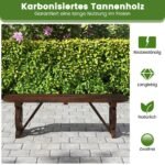 Medinis lauko suoliukas be atlošo (Rudyki rudumas)