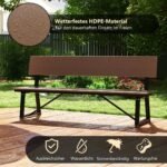 Sodo suoliukas 4 asmenims 183 cm (Ruda)