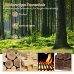 Medinė sodo tilto dekoracija su pusapvaliais turėklais (Ruda)