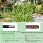 Metalinis atraminis tinklas su stovu daržovėms (Juoda)