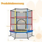 Lauko batutas su apsauginiu tinklu 135 kg apkrova (Spalvotas)