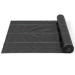 Gėlių darželių ir daržų apsauginė agroplėvelė nuo piktžolių 25x2m 100 g/m² (Juoda)