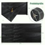 Gėlių darželių ir daržų apsauginė agroplėvelė nuo piktžolių 25x2m 100 g/m² (Juoda)