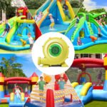 450 W elektrinis oro pūstuvas pripučiamiems gaminiams (Geltona)