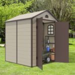 Sodo namelis dideliems įrankiams su vėdinimu (Smėlio)