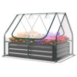 Daržo lysvė su minišiltnamiu (Sidabrinė)