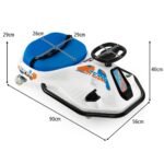Elektrinis kartingas vaikams 24V su 360° driftingu (Mėlyna)