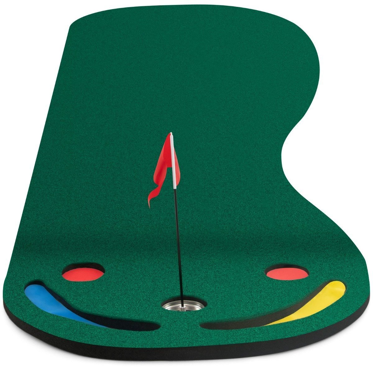 golf-trainingsmatte-sp38087_7_ Sulankstoma golfo treniruočių aikštelė su trimis puodeliais ir vėliavėle (Žalia)