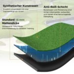 Profesionali golfo treniruočių kilimėlis (Žalia)