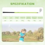 7-ojo „Iron“ golfo lazda dešiniarankiams vaikams (Žalia)